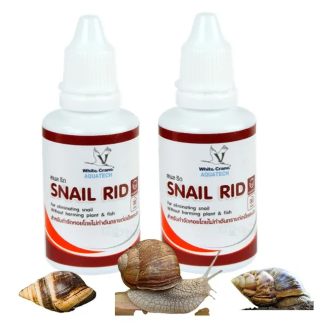 Snail Rid Infestation Snail Of Aquarium Tank Pest Control Safe Fish 30 ml x 2.
