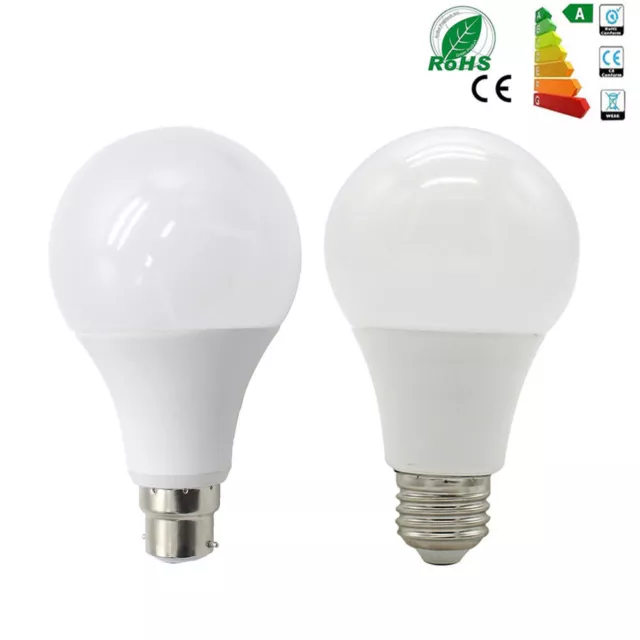 3W - 25W LED E27/B22 GLS Light Bulb Energy Saving Lamp Cool White Globe A+ UK