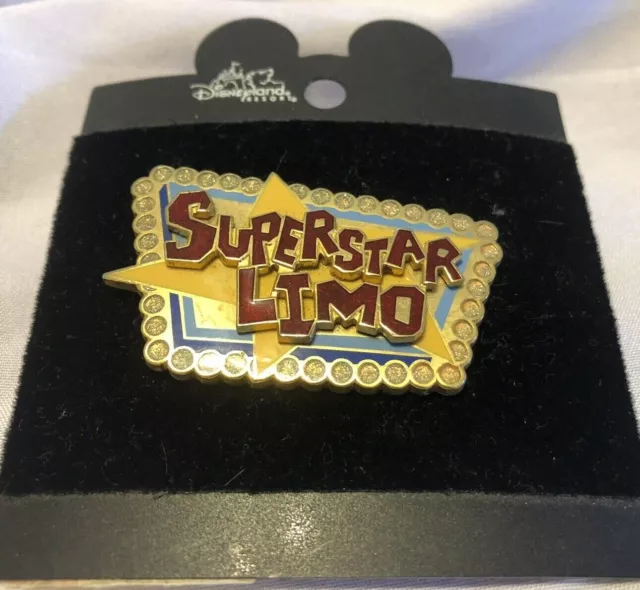 Disney California Adventure DCA Exclusive Pin Superstar Limo Logo 3D 3529 NEW