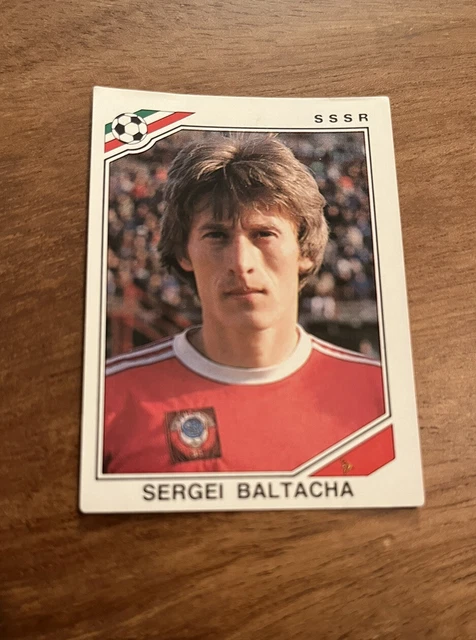 Carte Panini Mexico 86 – #182 SSSR (URSS) – État Très Bon – Fabriqué En Italie