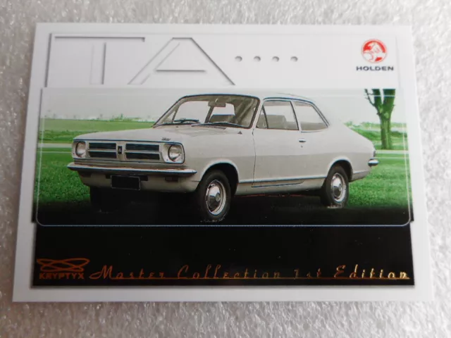 Holden TA Torana 2 Door - 2002 Kryptyx #96 Common Collector Card