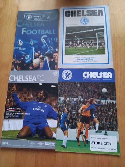SMALL JOBLOT OF Chelsea Football Programmes Collectable £1.76 - PicClick UK