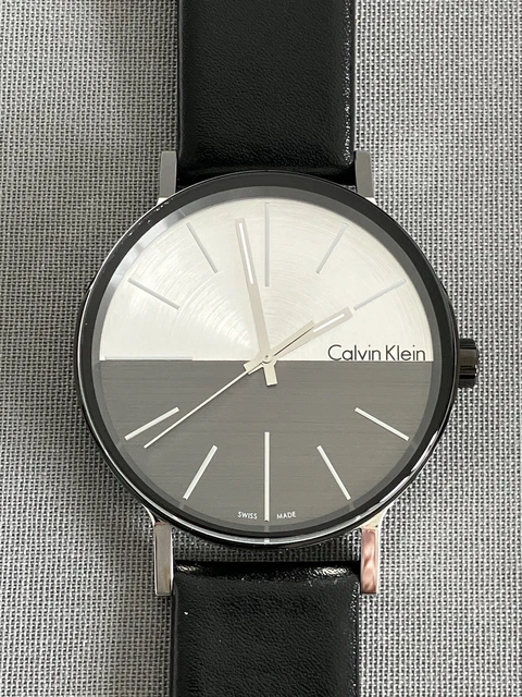 Calvin klein all stainless steel swiss made online