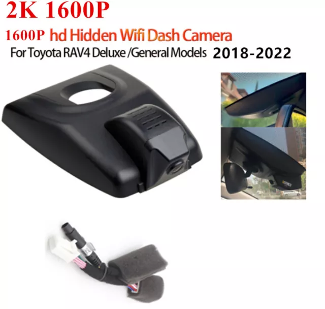 Car 2K 1600P WIFI Dvr Dash Cam For Toyota RAV4 Deluxe General Models 2018-2022
