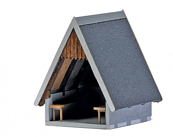 Maquette Noch 14338 - Petit Chalet Refuge à L'échelle HO (1:87), Pour Réseau De Train
