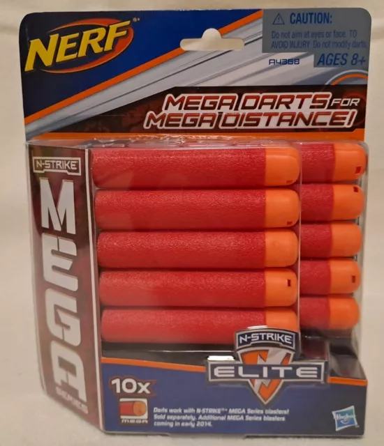 Nerf N-Strike Elite Mega Darts Nachfüllpack Pfeile für alle Mega Blaster [10er]