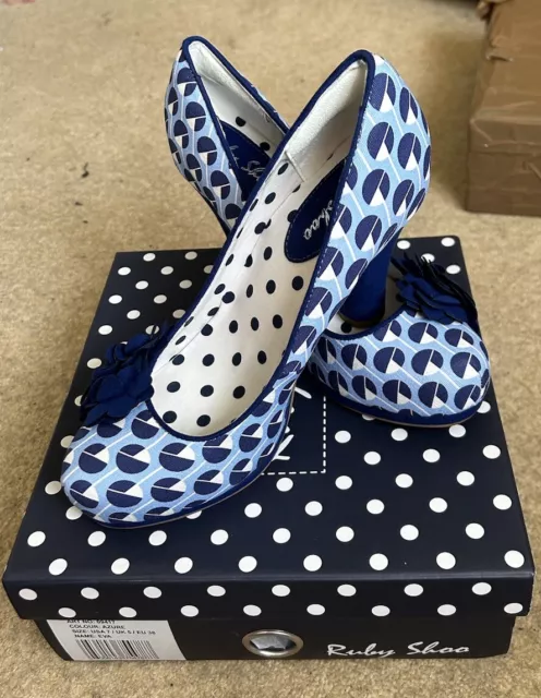Ruby shoo sales eva petrol blue