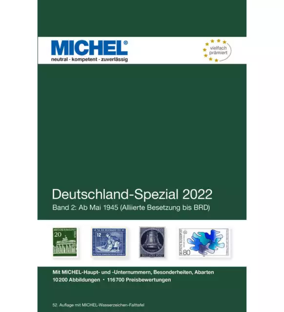 MICHEL Katalog Deutschland-Spezial Band 2 - 2022 in Farbe