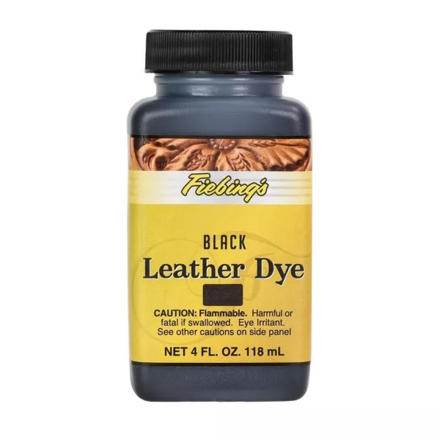 Fiebing's Solvent Based Leather Dye - 28 Colors 4 oz Bottle Fiebings