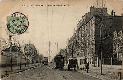 CPA ak vincennes rue de paris (672337)