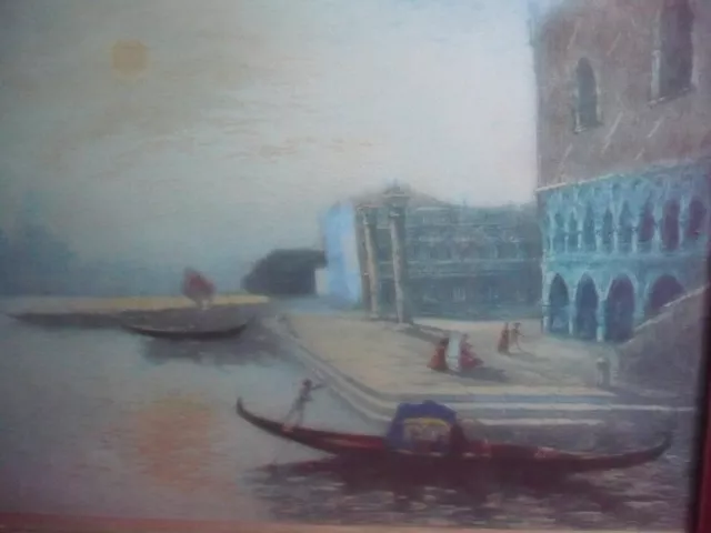 Sublime, Vieux Image, Venise, Craies Pastel, R.le Ricky