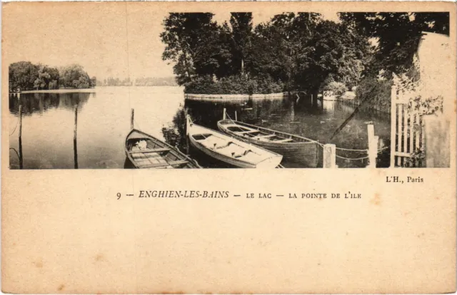 CPA Enghien les Bains Le Lac, La Pointe de l'Ile FRANCE (1308414)
