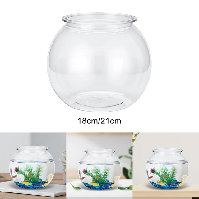 VASE ROND TRANSPARENT pour aquarium, bricolage, pour salon, maison