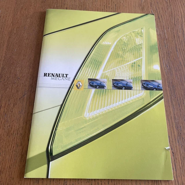 Renault Megane Catalog Pamphlet Japan x