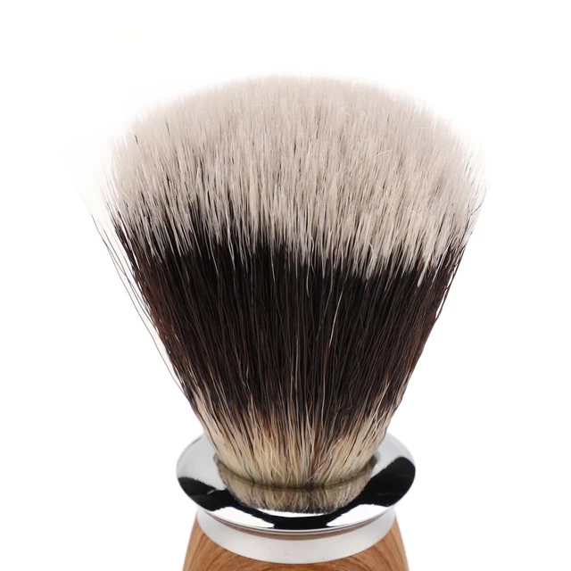 Beard Brush Easy Apply Efficient Delicate Foam Fine Synthetic Bristles Mini