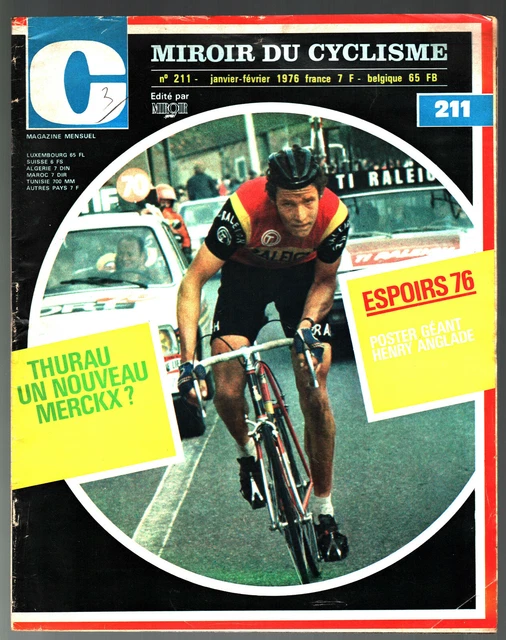 Poster Miroir Du Cyclisme 1967 – Henry Anglade – Photo Vintage Cyclisme