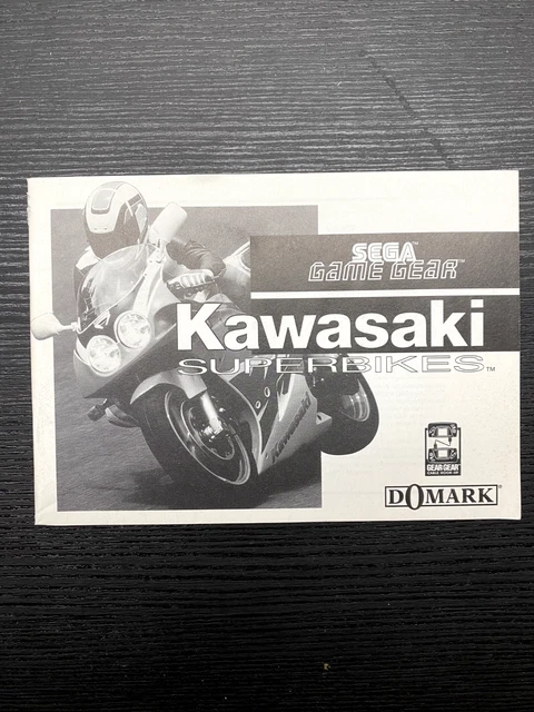 Jeu Vidéo Kawasaki Superbikes Pour Sega Game Gear - Cartouche Seule En Bon état
