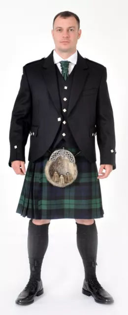 Chieftain Black Watch 8 Yard Deluxe Kilt £19.99 ON SALE All Sizes New Brand New