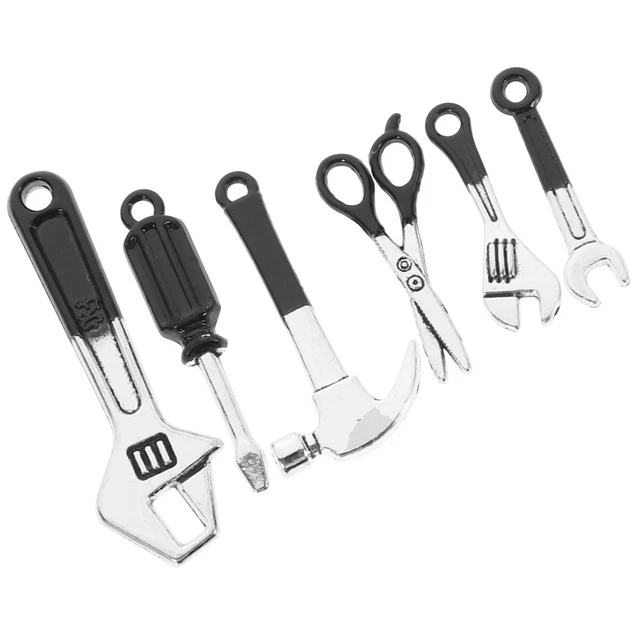 1 Set of Pretend Play Mini Tools Mini House Decoration Dollhouse Mini Repair