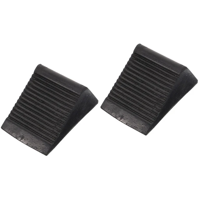 2pcs tragbarer Gummi-Rad-Spreng-RV-Radstabilisator Anti-Skid Gummi-Radstopper