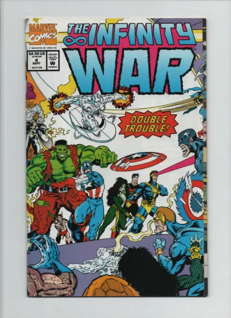The Infinity War #4  Avengers Hulk Captain America MARVEL Sept. 1992
