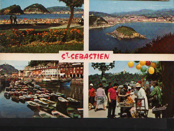 Antigua Postal San Sebastian Guipuzcoa Pais Vasco Postcard Postkarte     Cc01485