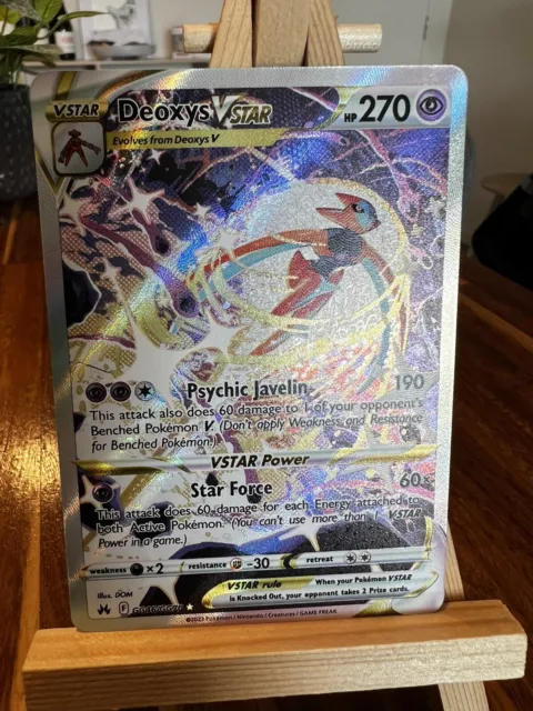 Deoxys VSTAR GG46/GG70 Full Art NM/M Crown Zenith Pokemon Card