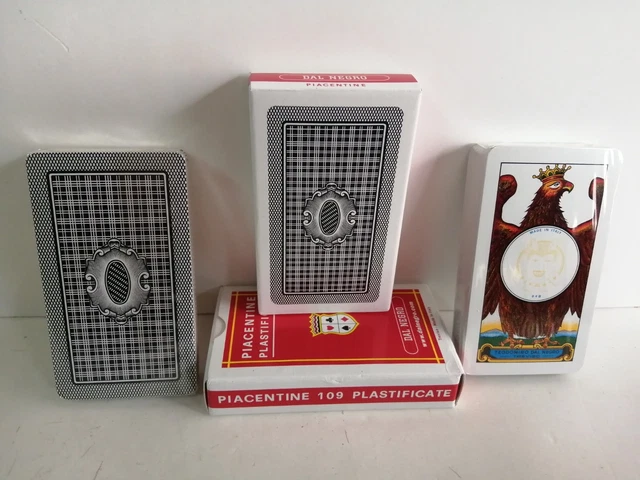 MASENGHINI PIACENTINE N.21 100% PLASTICA PRO CARTE DA GIOCO