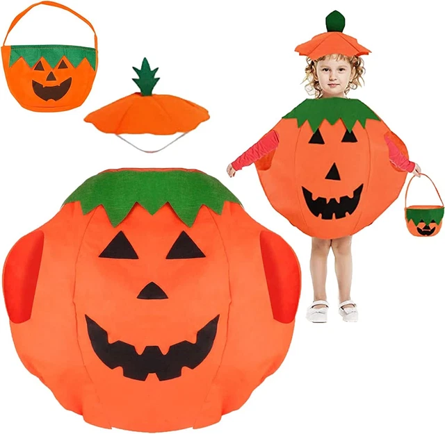 Costume da zucca per Bambini Costume da Zucca di Halloween Costume da Zucca