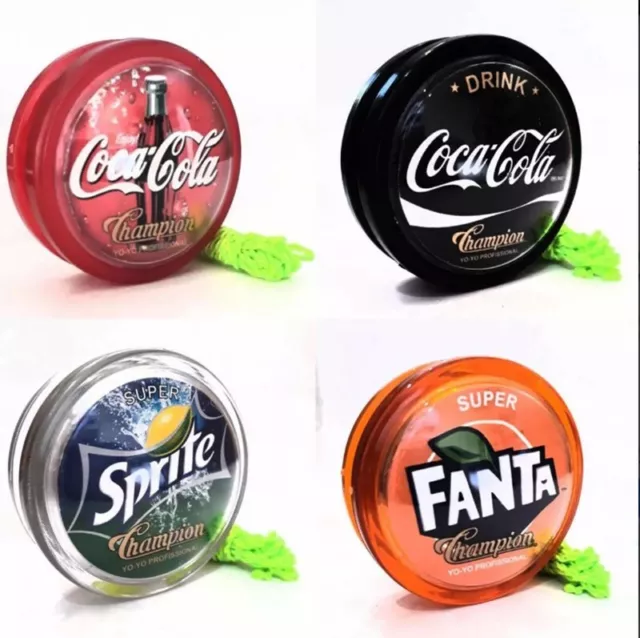 4 coca cola yo-yo champion limited edition NEW IN PACK - FREE SHIPPING - GENUINE
