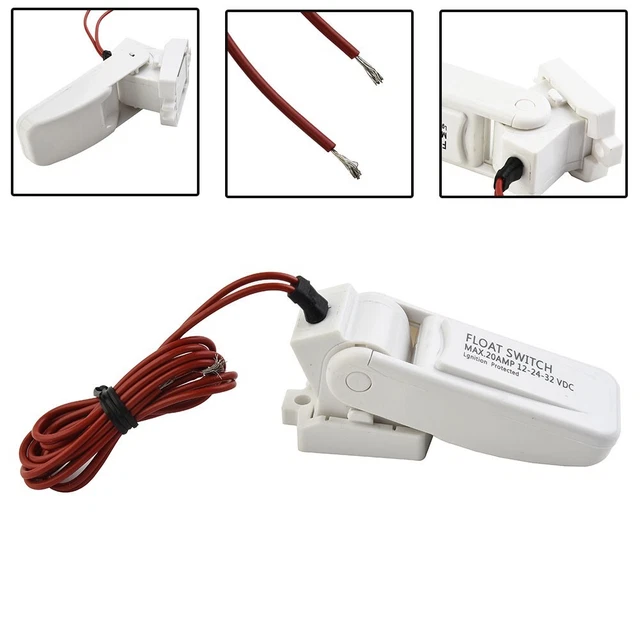 Capteur Automatique Pompe De Cale Marine 12V/24V - Alarme Niveau D'eau Pour Bateaux