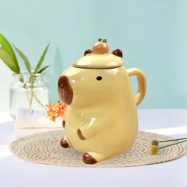 Capybara Teacup Creative Gift 15.2oz Drinking Cup for Favors Women, Men Desk