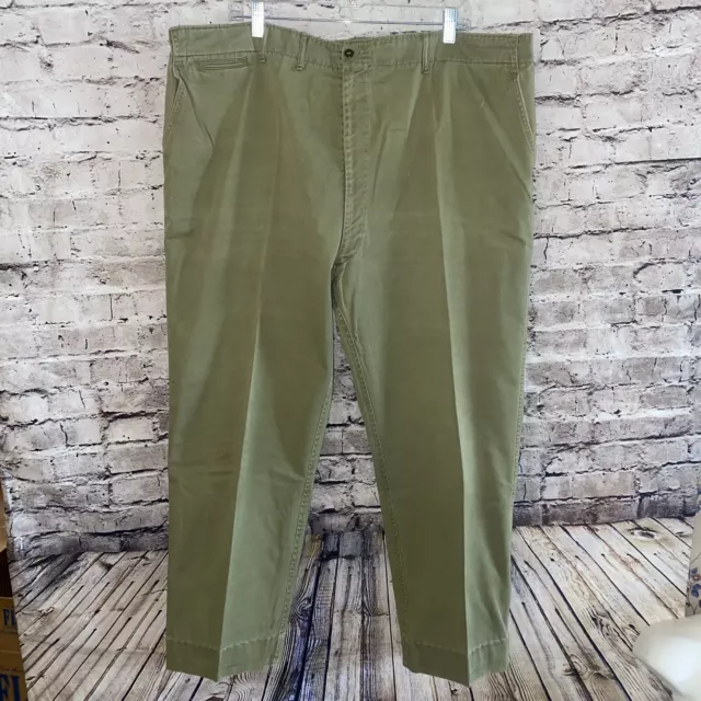 VTG Boy Scouts of America Official Uniform Mens Pants 42x27 Green Heavy Canvas