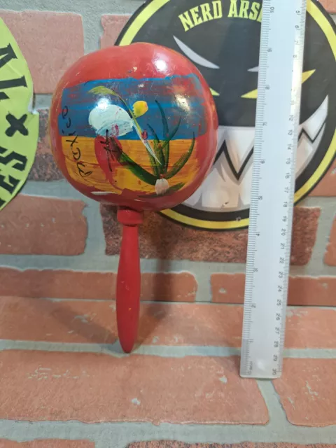 Hand Made Hand Painted Mexican Maraca