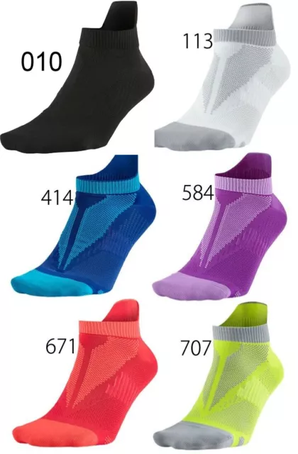 Nike ELITE Léger Imperceptible Tab Drifit Unisexe Chaussettes Course Gym Sport