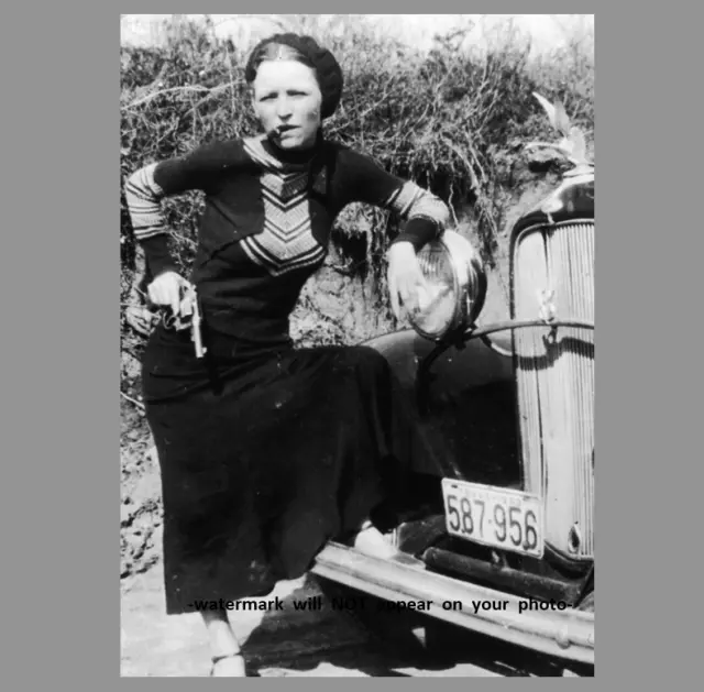 Bonnie & Clyde PHOTO Bonnie Parker Gangster Prohibition Gang