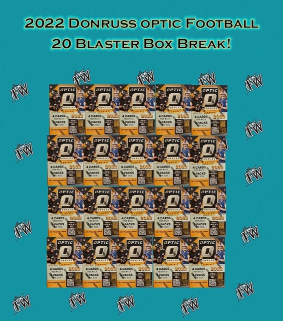 BUFFALO BILLS 2022 Donruss OPTIC FOOTBALL NFL 20 BOX BLASTER CASE BREAK