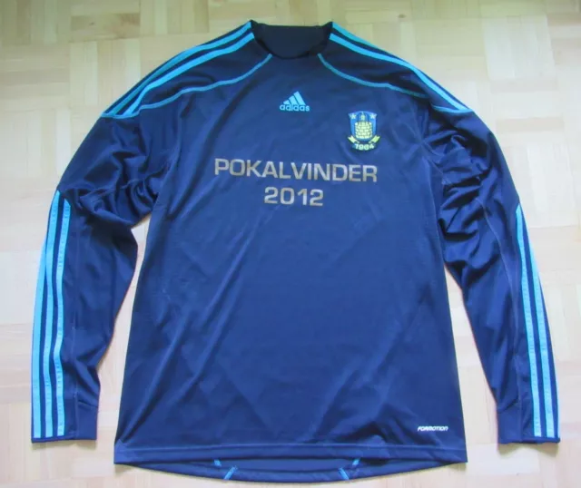 Brondby IF LONG SLEEVE Match Issue shirt jersey Adidas 2009-2010 adult SIZE L