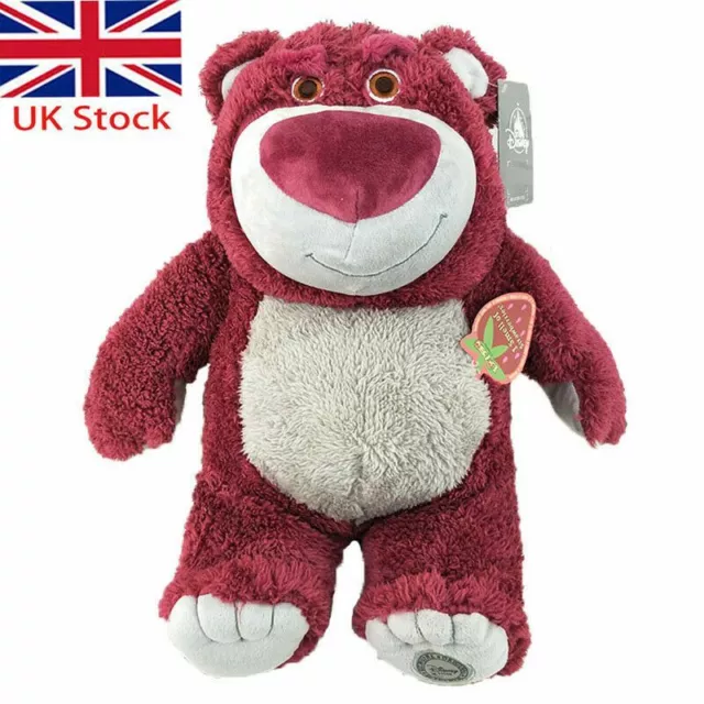 Toy Story 4 Soft Lotso Bears Plush Doll Stuffed Strawberry Bear Gift Toys New UK