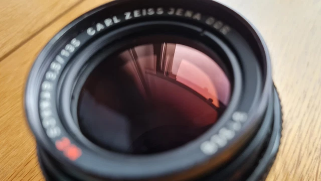 CARL ZEISS JENA Objektiv - DDR Sonnar MC 3,5/135 Red M42 (91308) 3