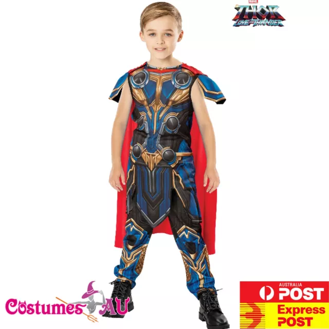 Kids Thor Classic Love & Thunder Boys Costume Child Superhero Cosplay Avengers
