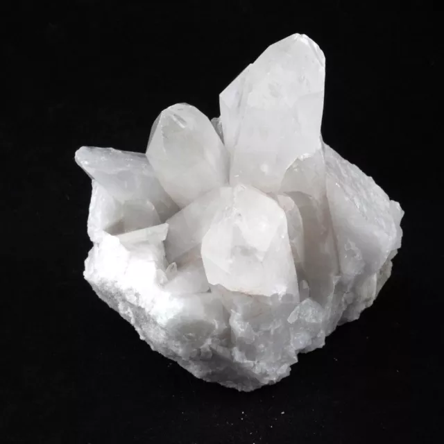 Bergkristallstufe A-Qualität klar & weiß Ø 87 mm Bergkristall Stufe Spitze E68