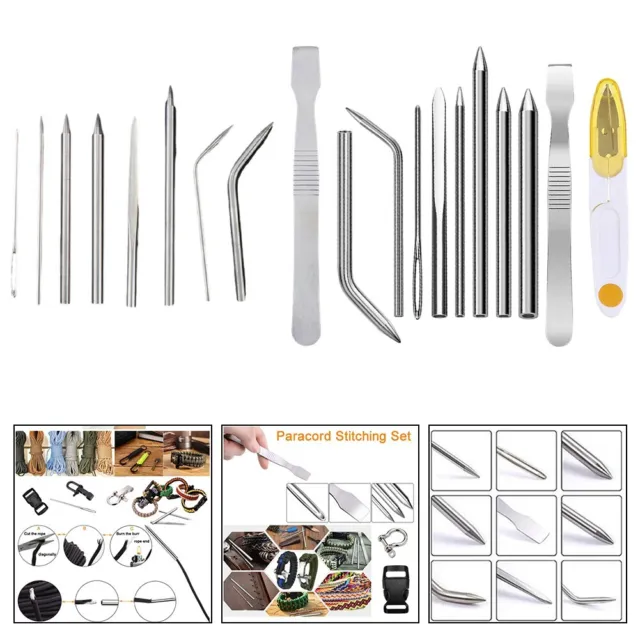 Set di strumenti per maglieria durevole con aghi in alluminio per fare bracciale