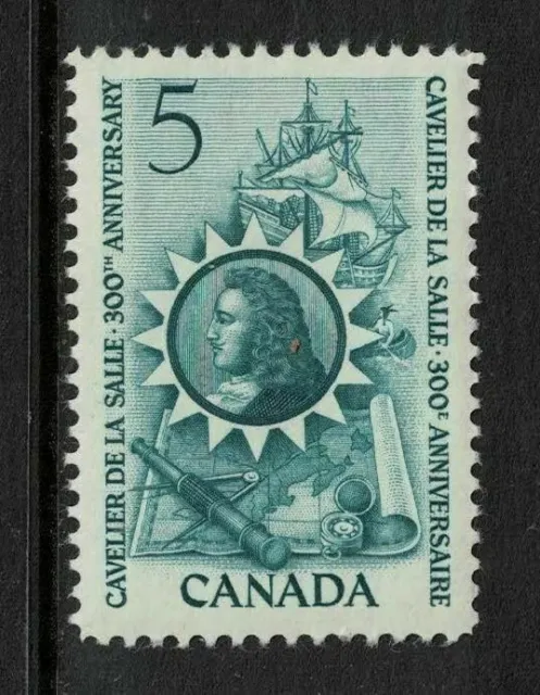 canada stamps - 1966 - 5c 300th anniv of st. salle's arrival  - Mint NH - sg571