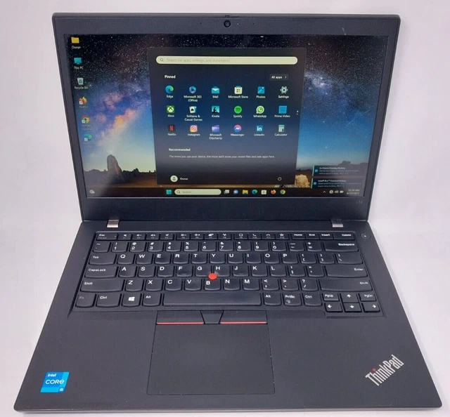 Lenovo ThinkPad L14 Laptop i5-1135G7 2.40GHz 14" 16GB RAM 256GB SSD Win 11