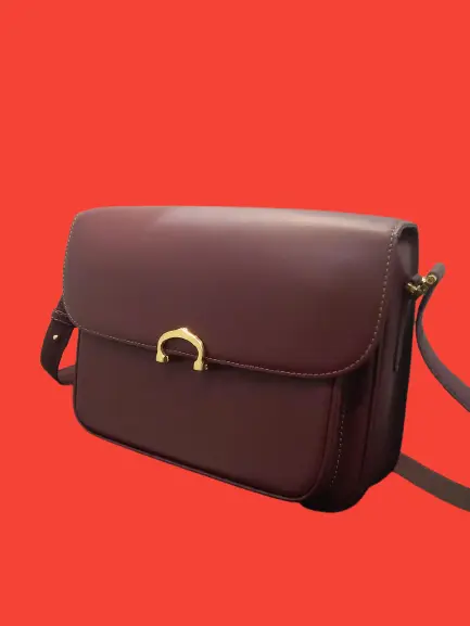 Cartier shoulder bag must L1000049 women's shoulder bag leather Bordeaux