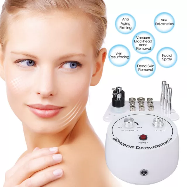 Micro Dermabrasion Machine 3 In 1 Vacuum Firming Reduce Wrinkles Dermabrasi FBM