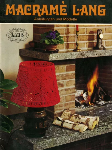 Lang & Cie n.o 077 - Macramé Lang - instrucciones y modelos Lang & Cie n.o 077 - Macramé Lang - instrucciones y modelos