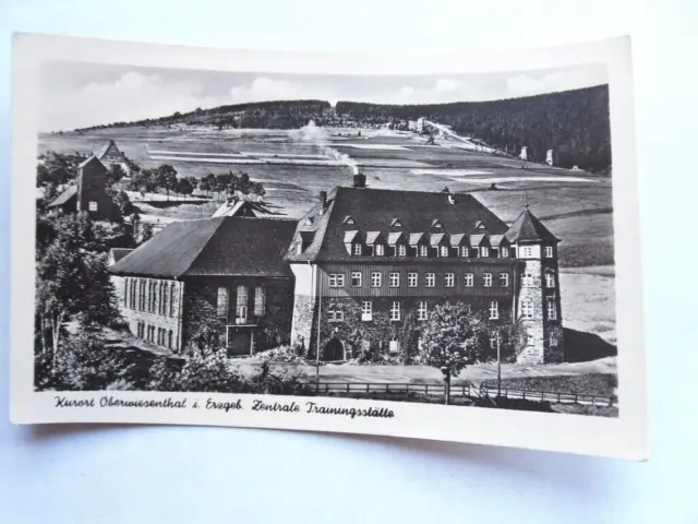 AK Oberwiesenthal Erzgeb. Zentrale Trainingsstätte Fichtelberg 1956 Annaberg