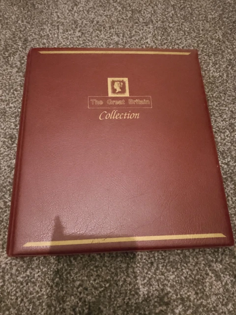 Album francobolli GB 53 pagine 95% pieno di francobolli Mnh £57 spedizione utilizzabile